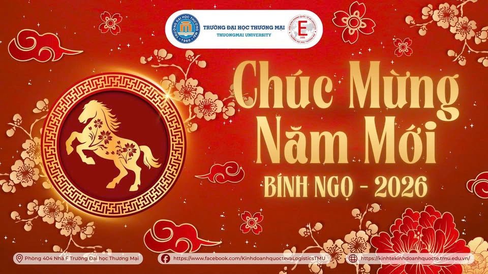 CHÚC MỪNG NĂM MỚI VIỆN KINH DOANH QUỐC TẾ & LOGISTICS