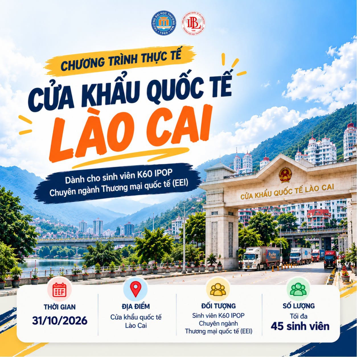 K60 EEI – SẴN SÀNG “ĐI THỰC TẾ” TẠI CỬA KHẨU QUỐC TẾ LÀO CAI?
